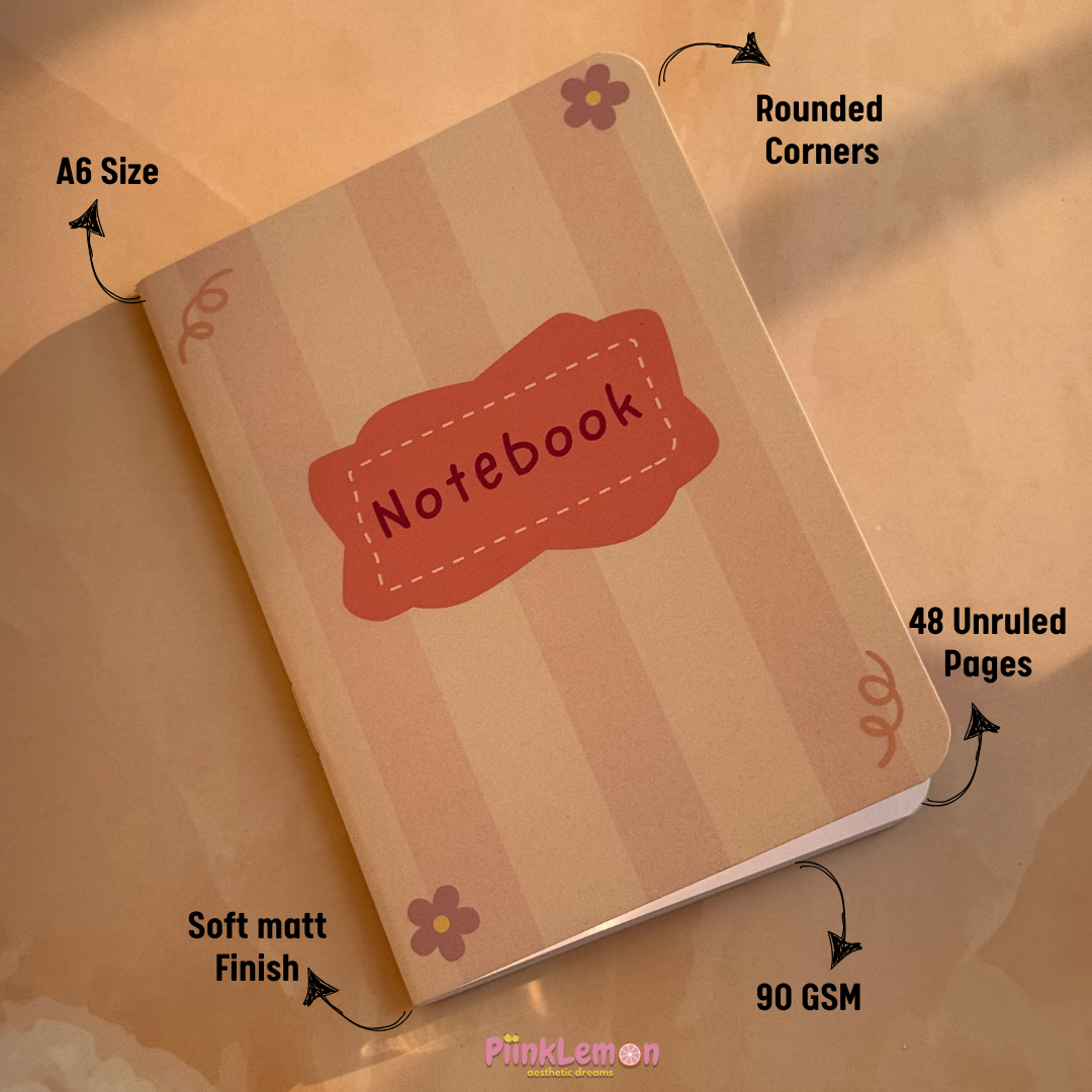 Pocket Notebook "Floral Grace"