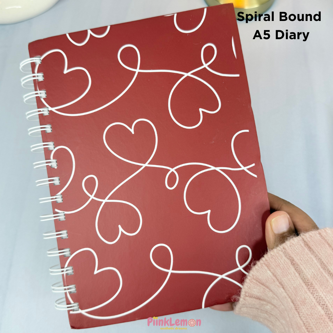 A5 Spiral Diary : "Heartstrings Diary"