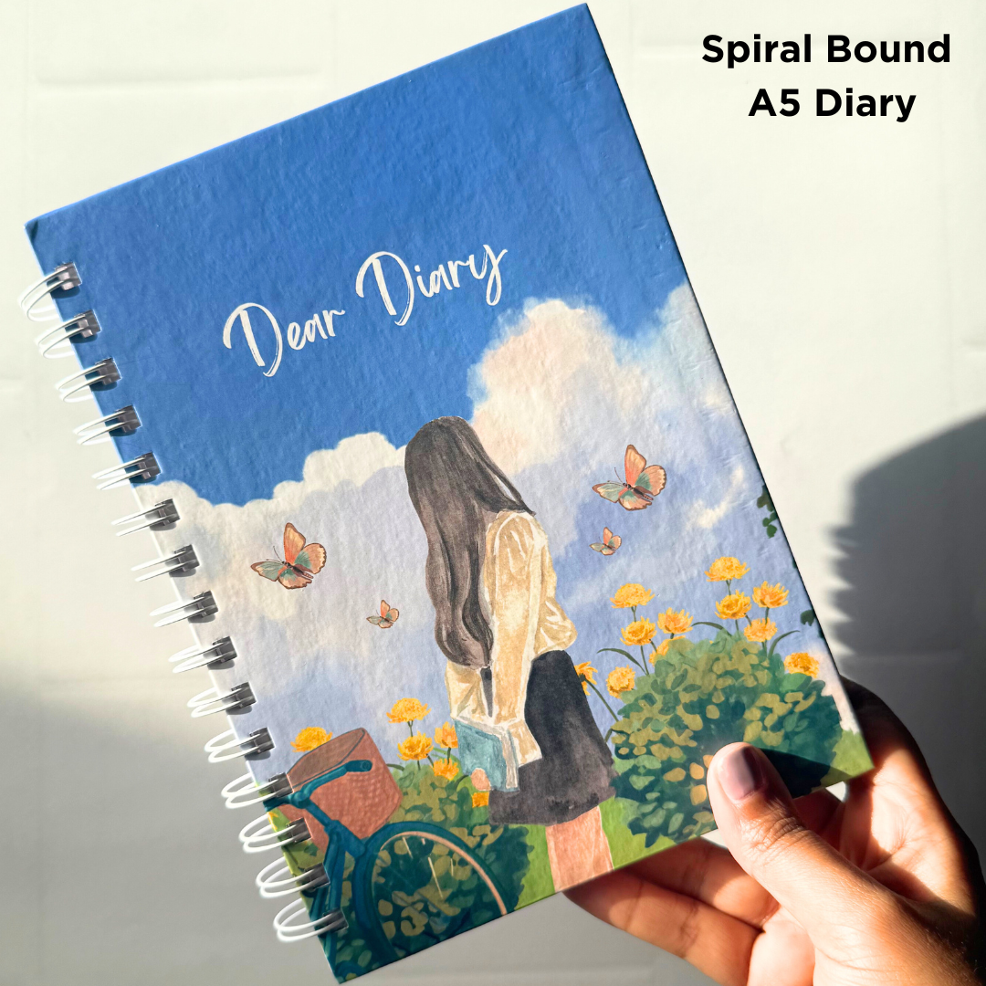A5 Spiral Diary : "The Self-Love Cycle Diary"