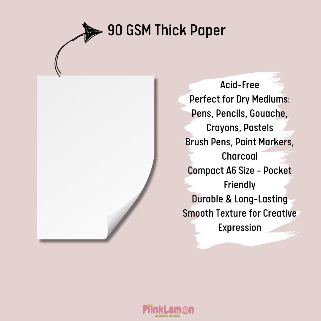 Pocket Notebook "Blush Bows"