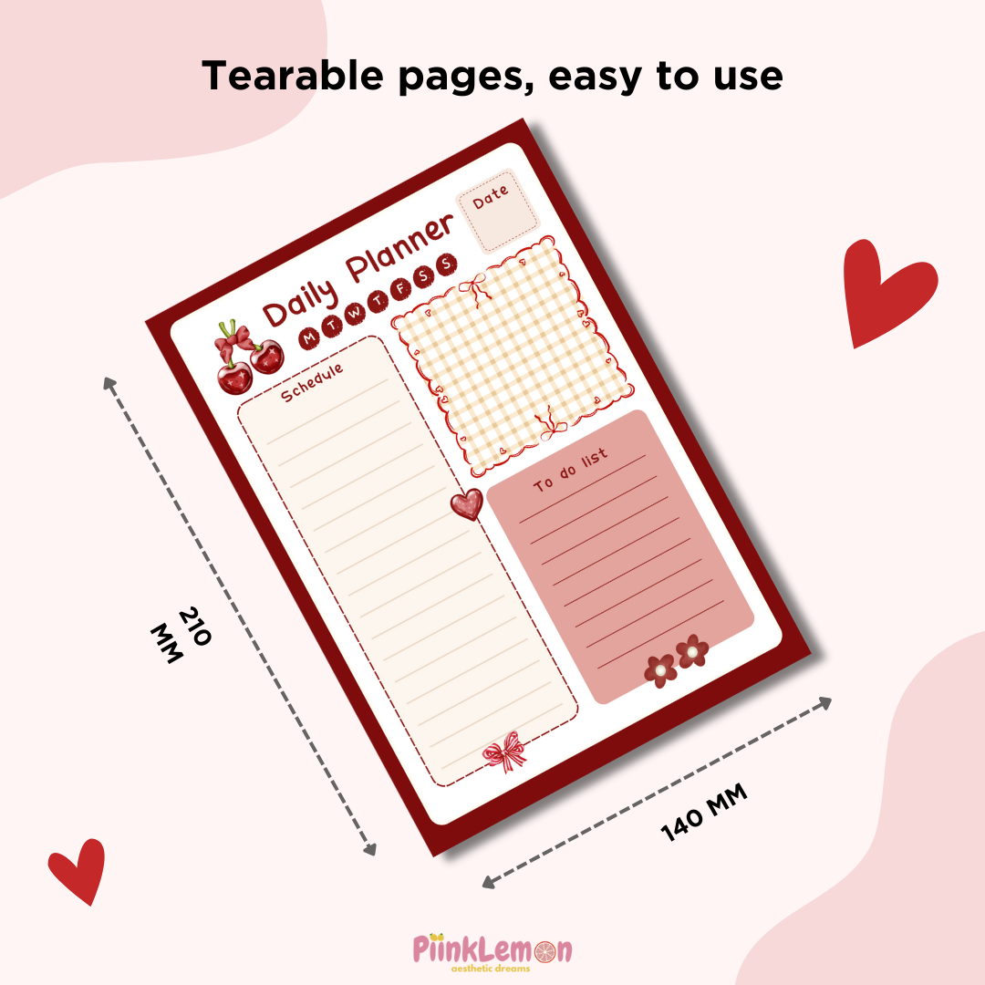 Daily Planner Sheets : Cupid’s Planner