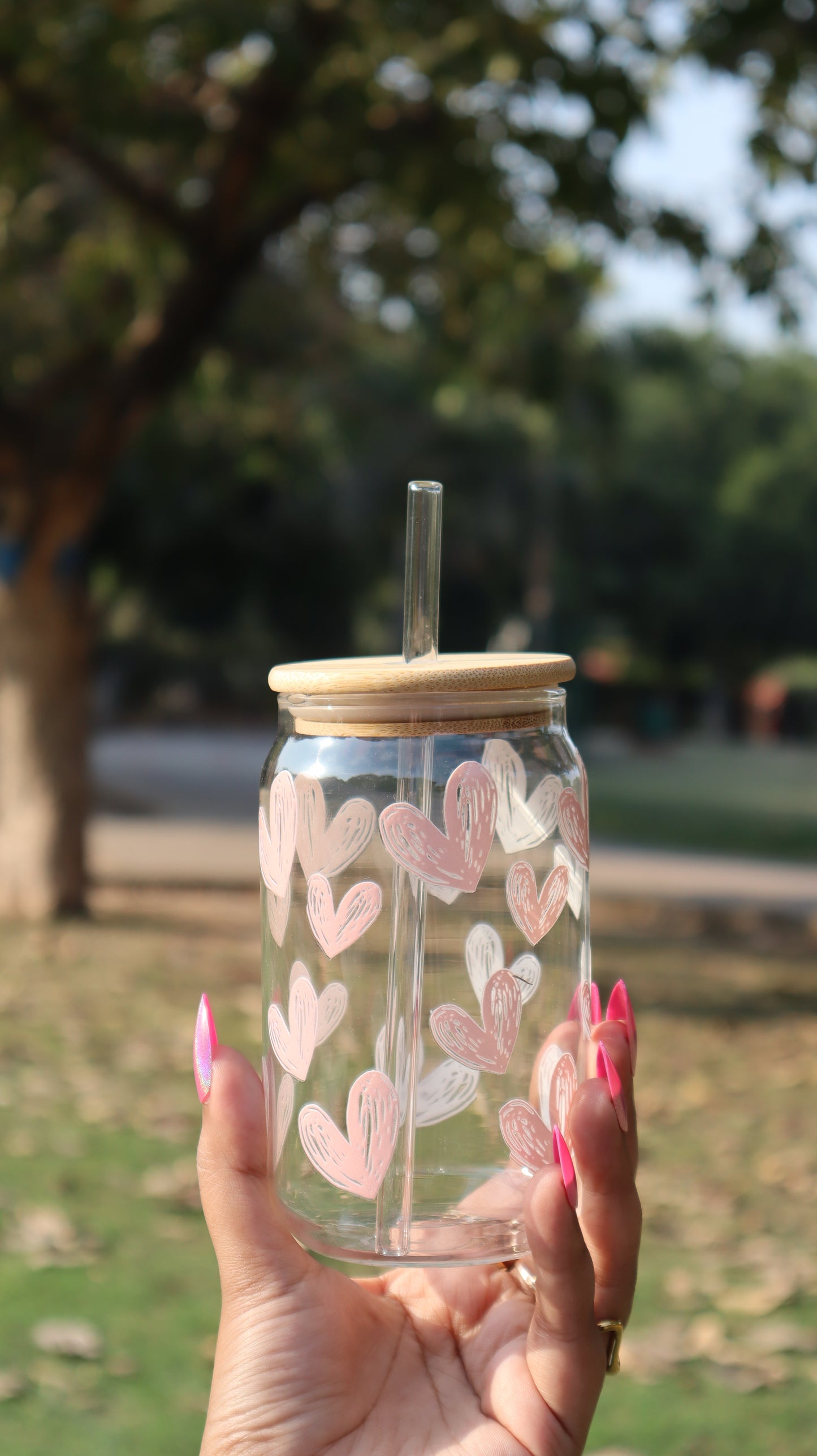 Joy Jar "Pink Heartbeats"