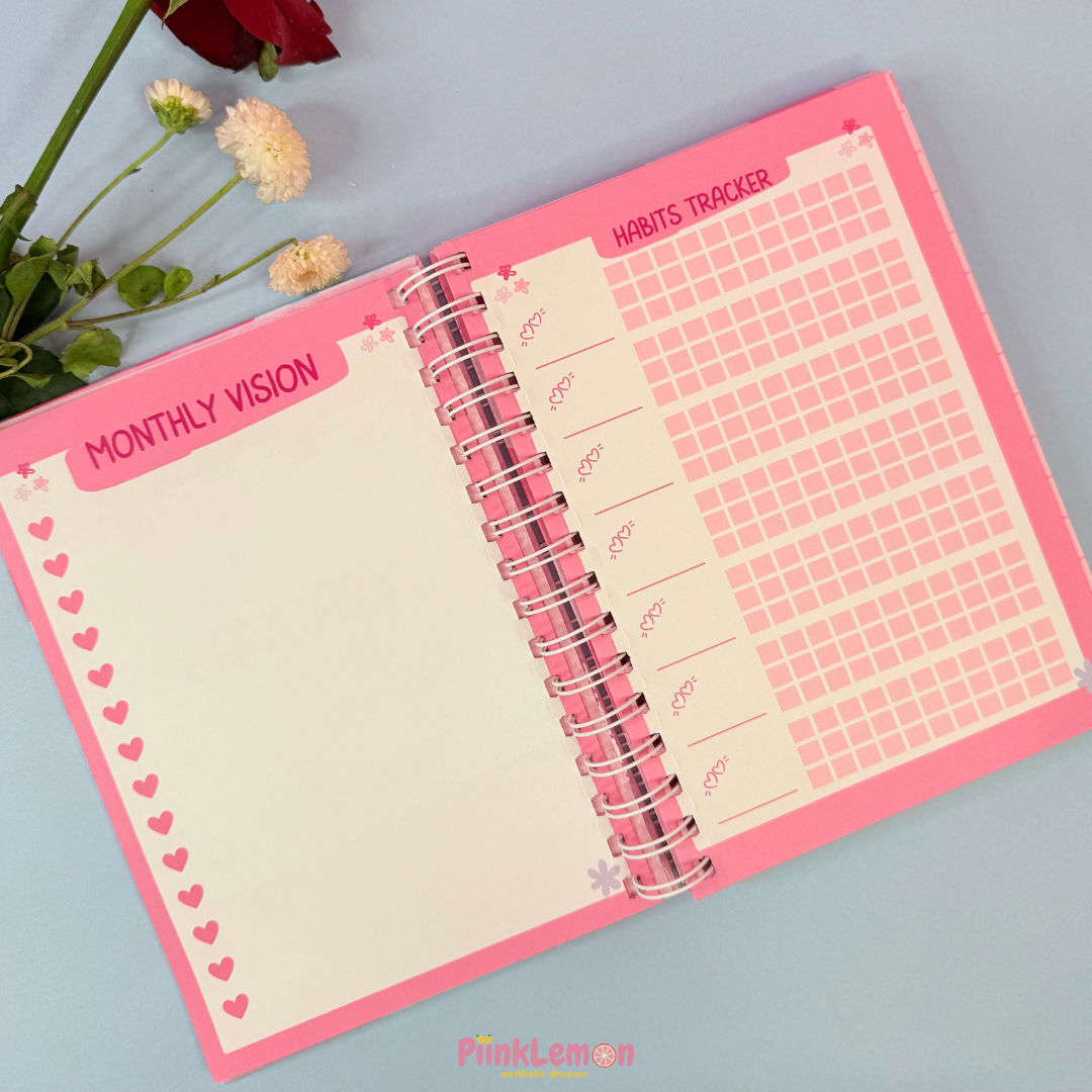 Yearly Planner - "Life is Beautiful"