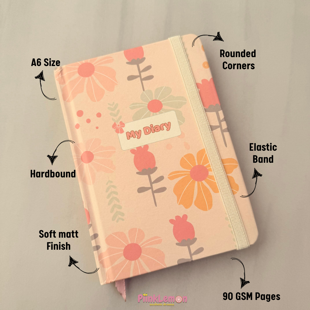 Pocket Diary "Blooming Blush"