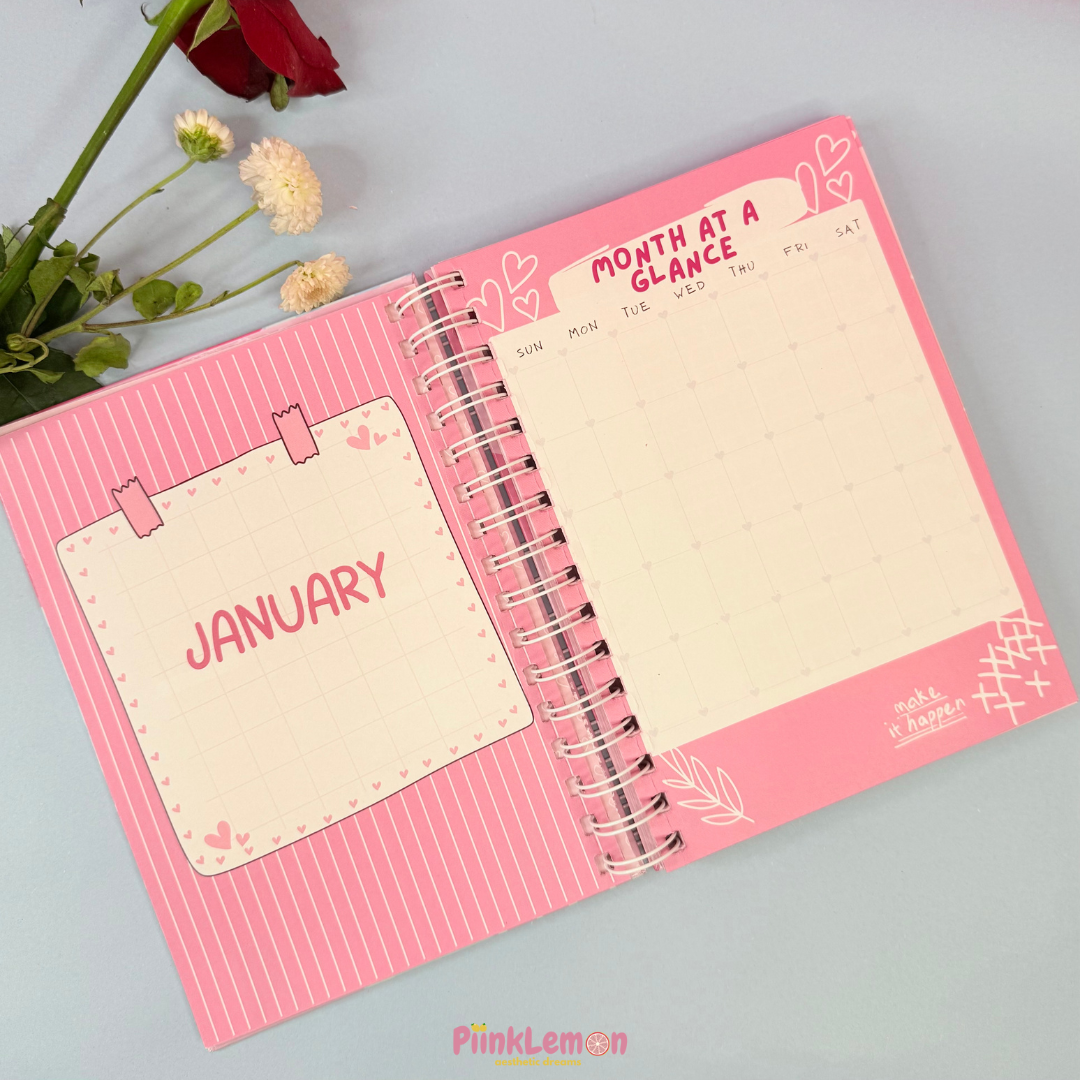 Yearly Planner - "Life is Beautiful"