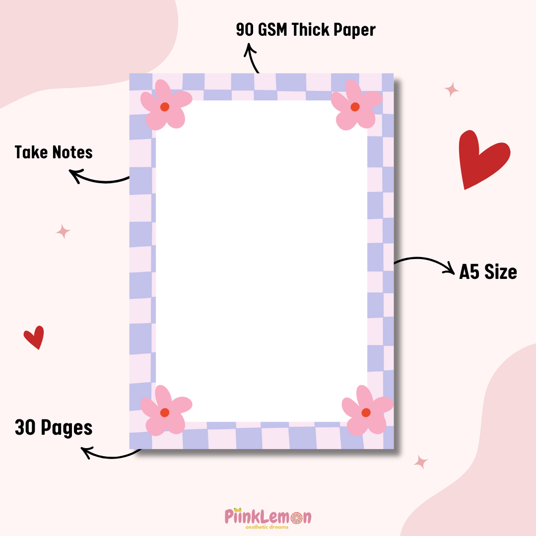 Notes Tearable Sheets : Spring Check Sheets