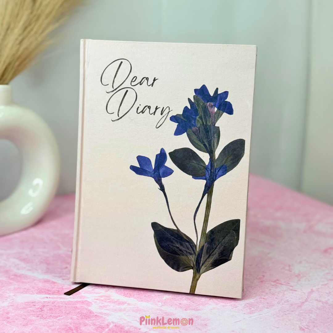 A5 Hardbound Diary : "Solitary Bloom"