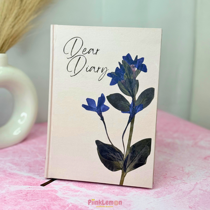 Solitary Bloom A5 hardbound diary – aesthetic diary