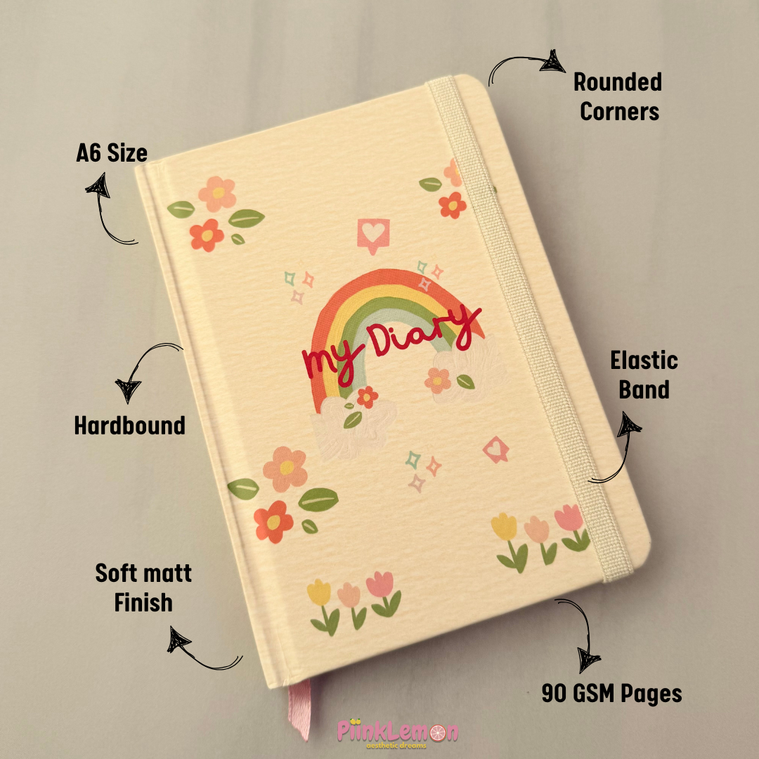 Pocket Diary "Golden Bloom"