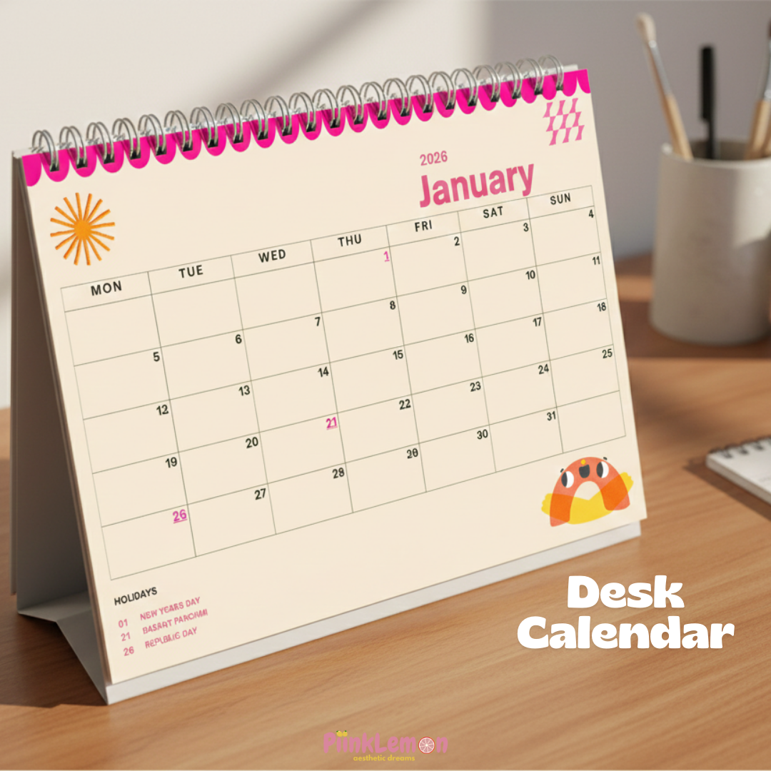 2026 Desk Calendar