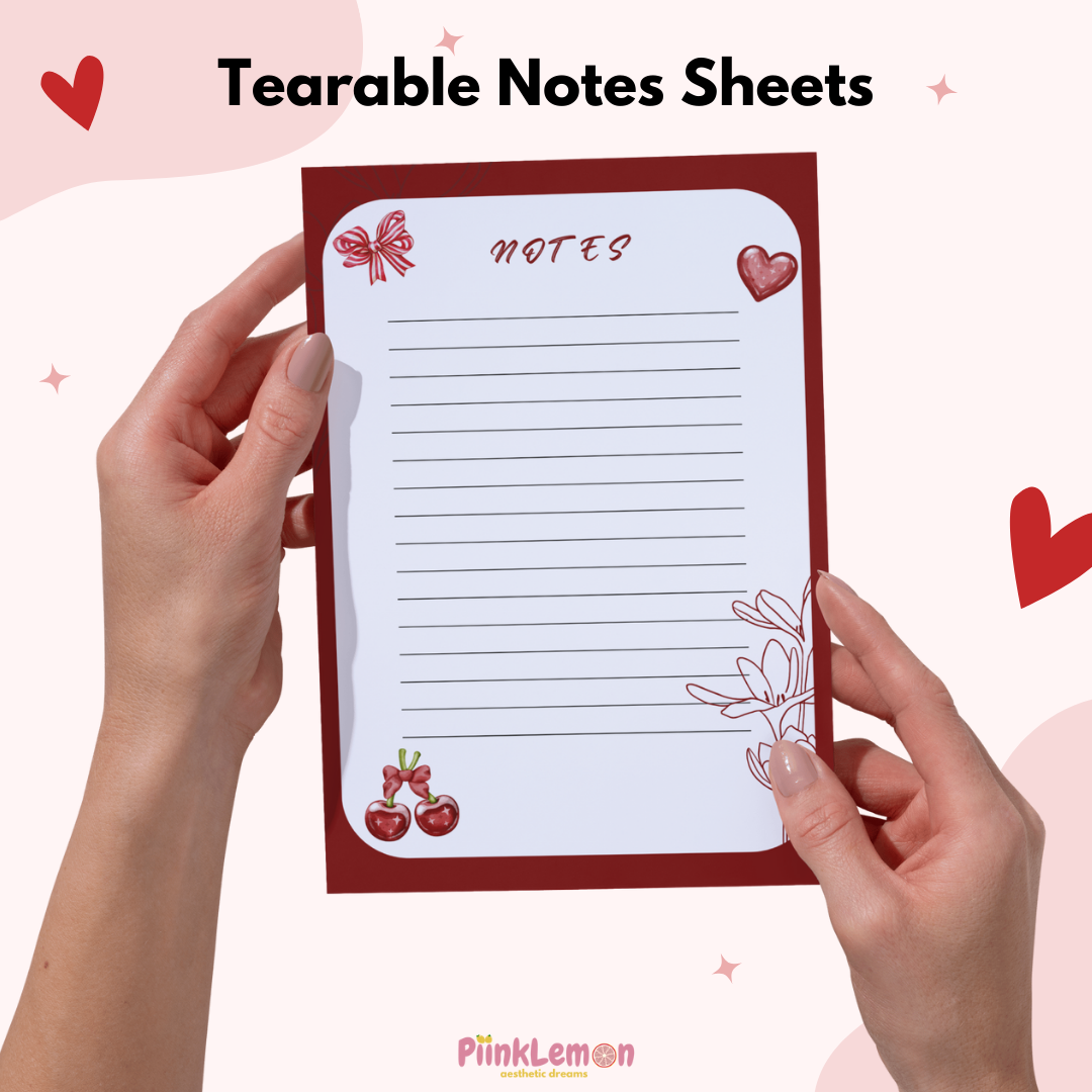 Notes Tearable Sheets : Lovestruck Jots
