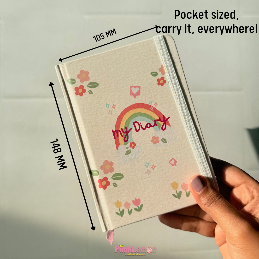 Pocket Diary "Golden Bloom"