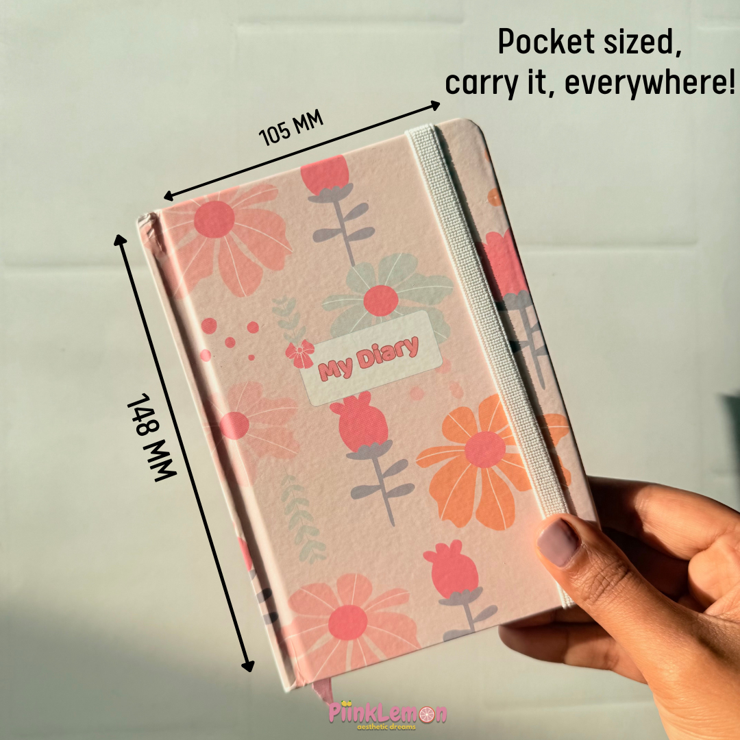 Pocket Diary "Blooming Blush"