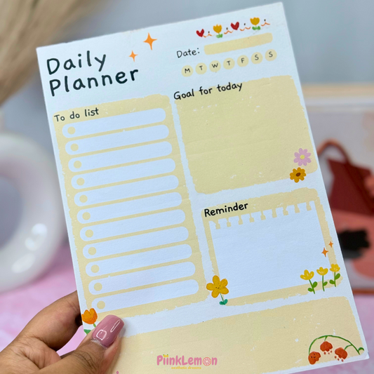 Daily Planner Sheets : Bloom Your Day