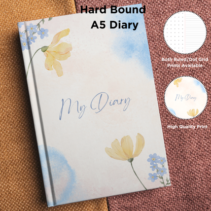 Blue Bloom hardbound diary – image 2