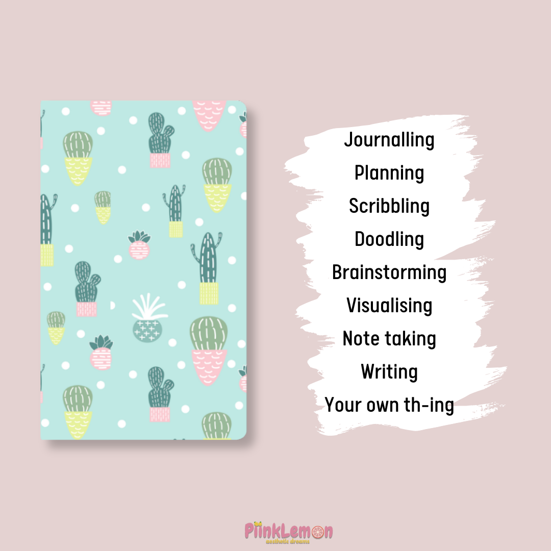 Pocket Notebook "Cactus Charm"