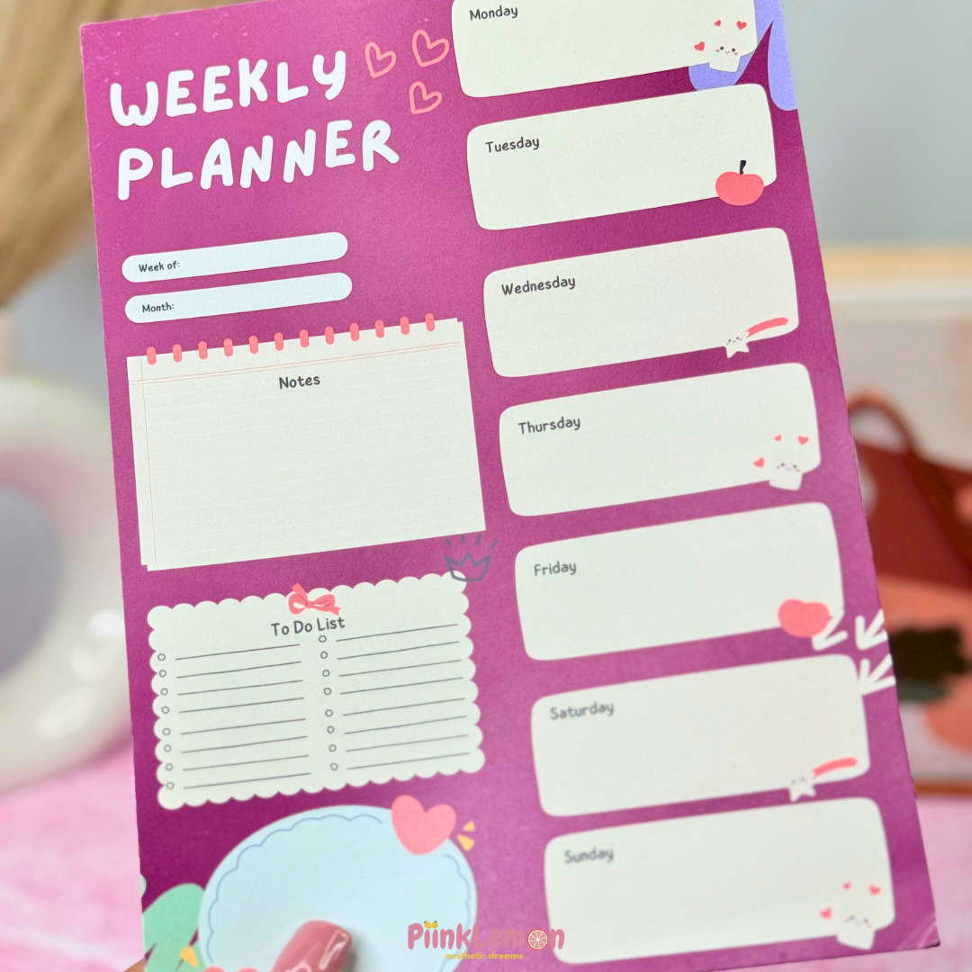 Weekly Planner Sheets : Boss Babe Planner