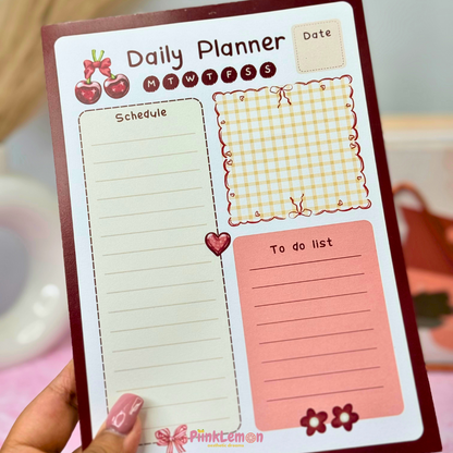 Cupid's Planner daily planner sheets