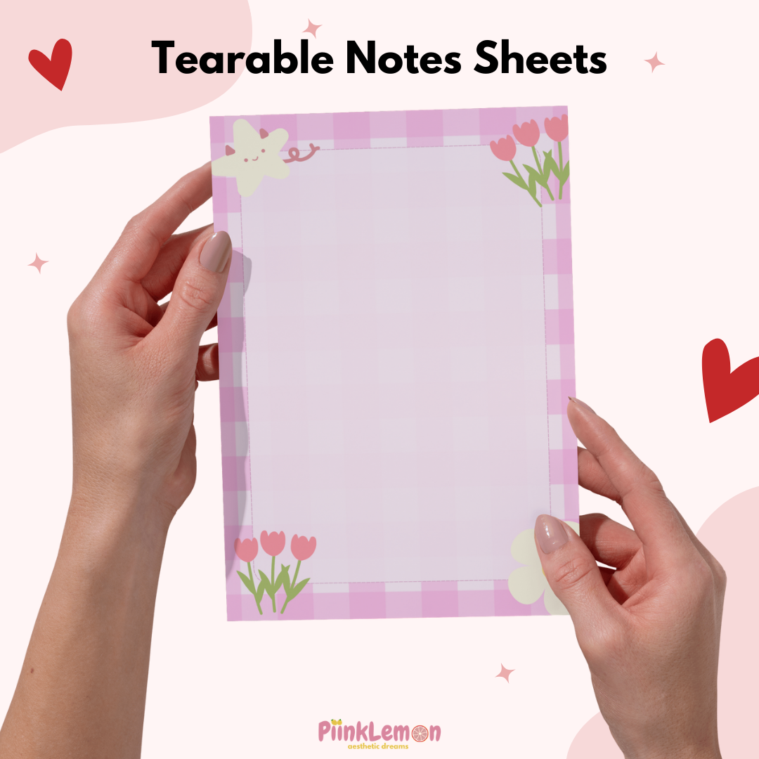 Notes Tearable Sheets : Cherry Blossom Notes