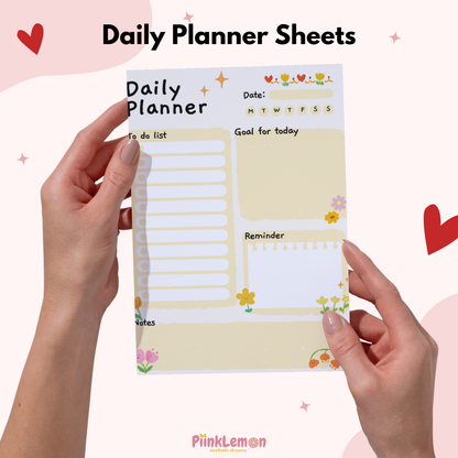 Bloom Your Day planner sheets – image 2
