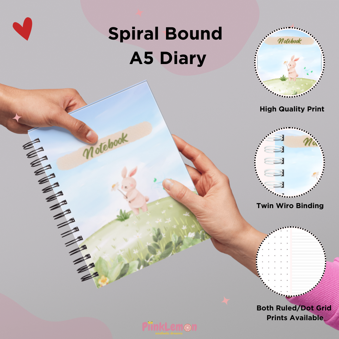 A5 Spiral Diary : "Dear BunBun Diary"