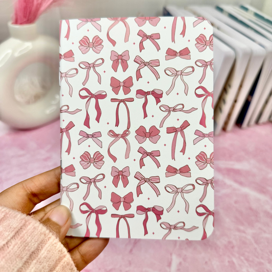 Pocket Notebook "Blush Bows"