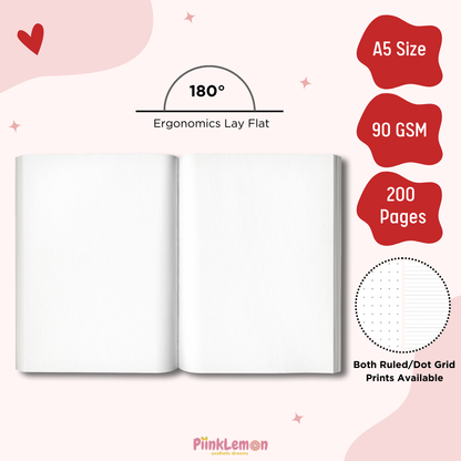 A5 hardbound diary – inside pages