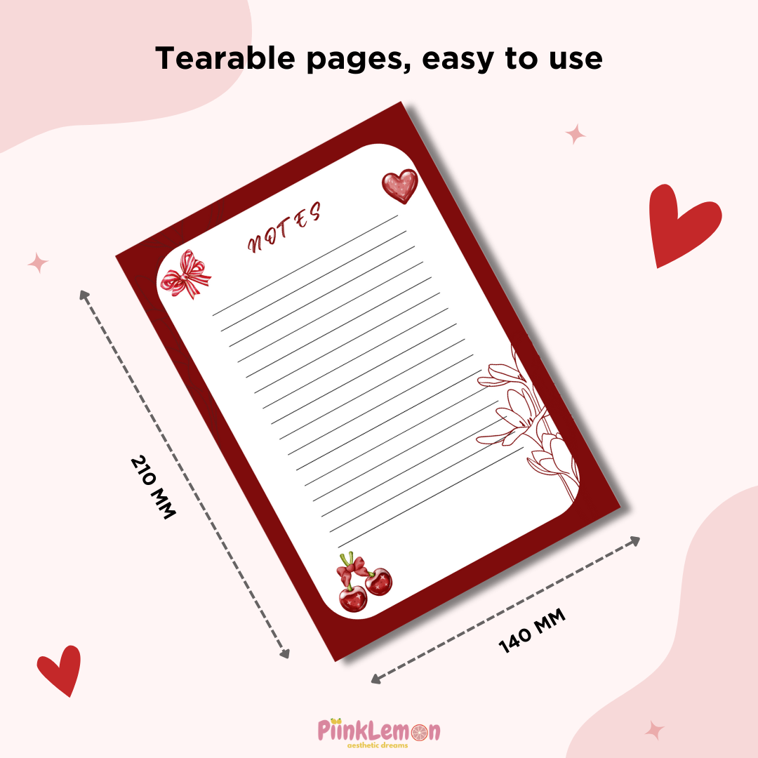 Notes Tearable Sheets : Lovestruck Jots