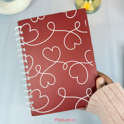 A5 spiral diary – page detail