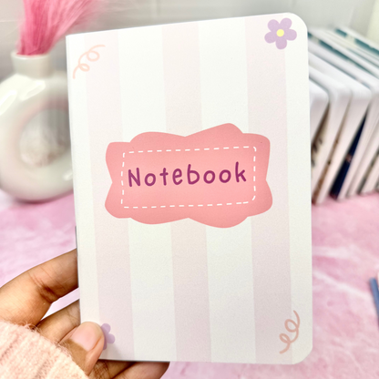 Pocket Notebook Floral Grace – A6 aesthetic notebook