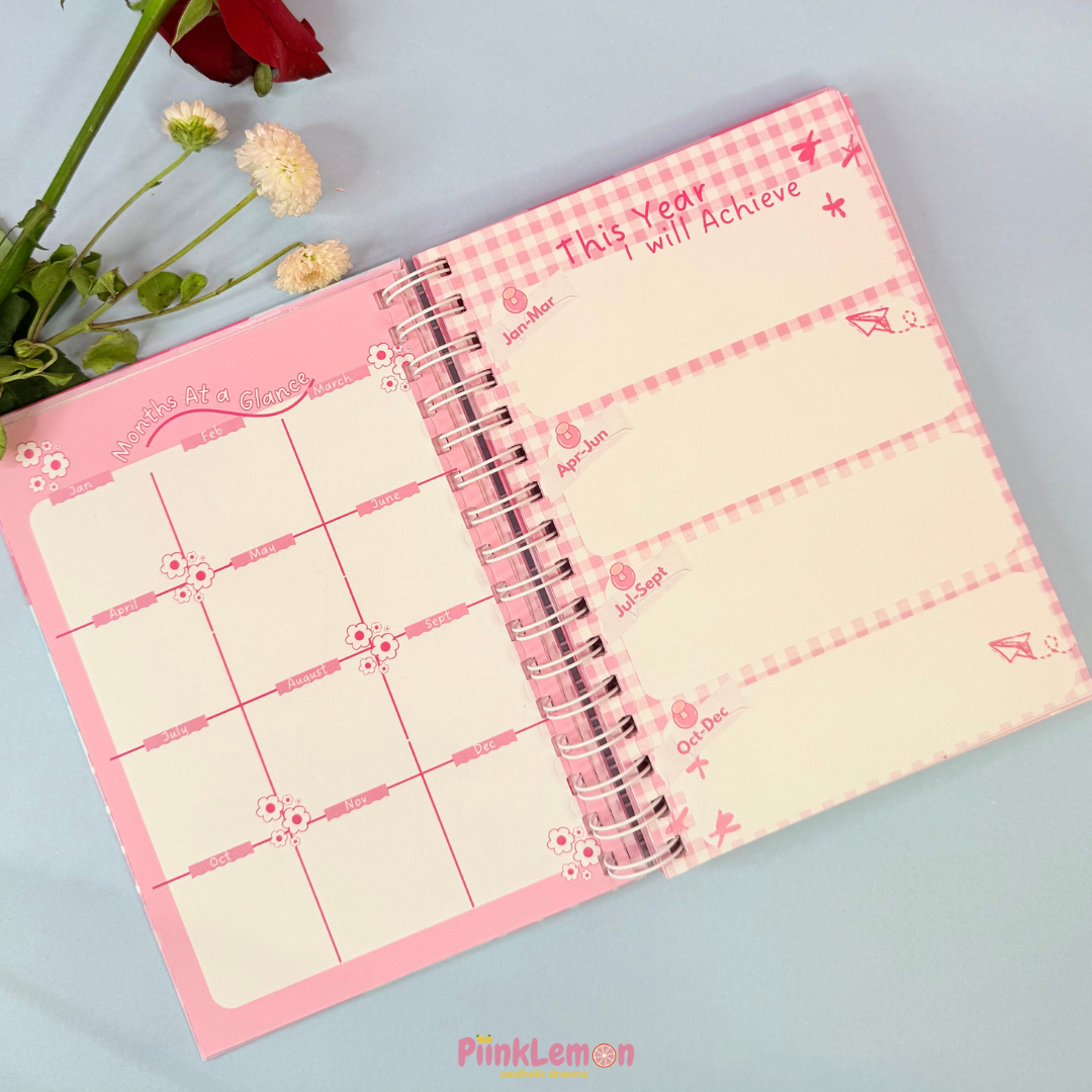 Yearly Planner - "Life is Beautiful"