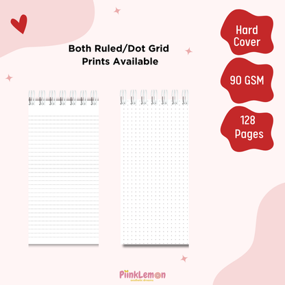 Spiral notepad – page detail