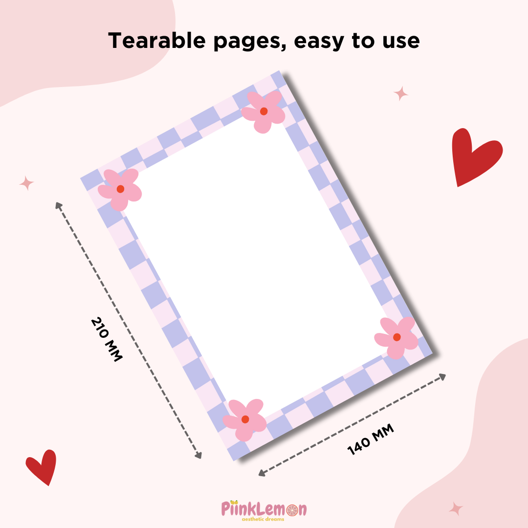 Notes Tearable Sheets : Spring Check Sheets