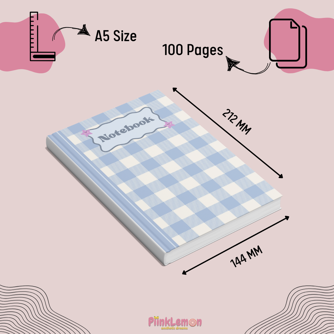 Notebook "Frosted Checks"