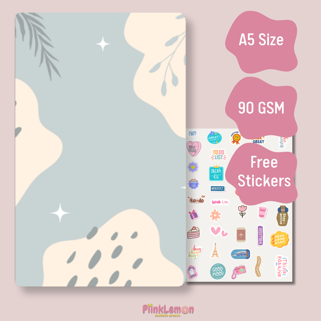 Pastel Harmony A5 notebook cover – 2027 planner bundle option