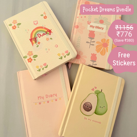A6 Pocket Diaries Bundle : "Pocket Dreams Bundle"