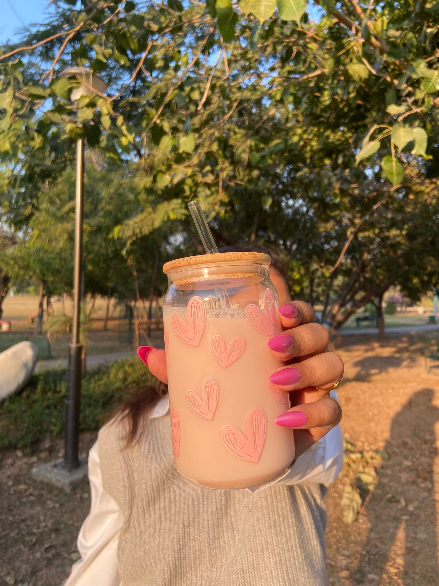 Joy Jar "Pink Heartbeats"