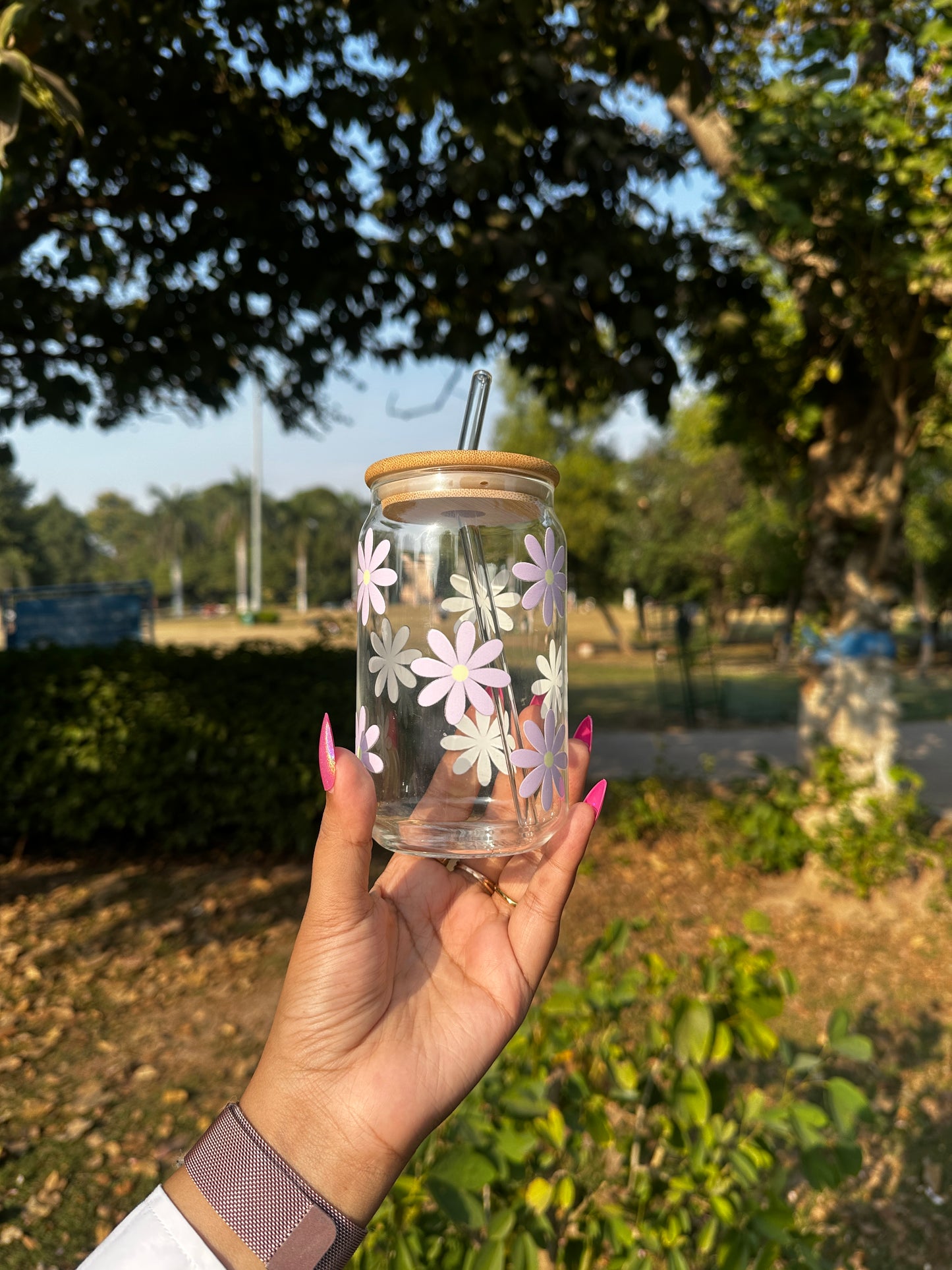 Joy Jar "Blooming Purples"