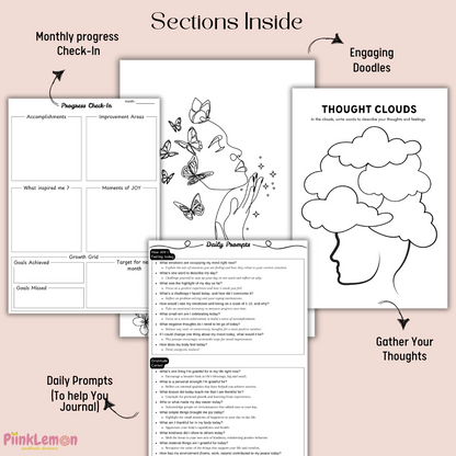 Gratitude journal – inside pages