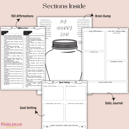 Gratitude journal – page layout