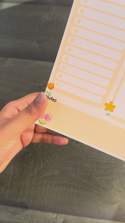 Daily Planner Sheets : Bloom Your Day