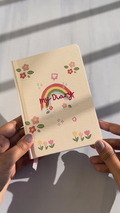 Pocket Diary "Golden Bloom"
