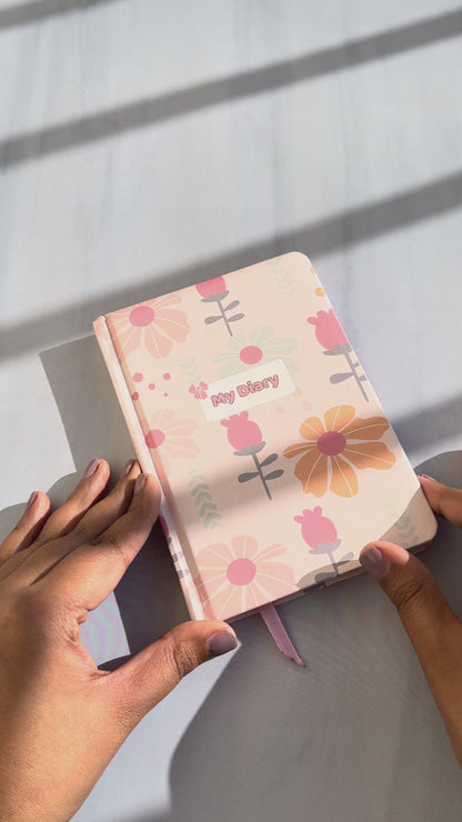 Pocket Diary "Blooming Blush"