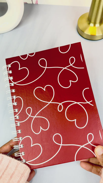 A5 Spiral Diary : "Heartstrings Diary"